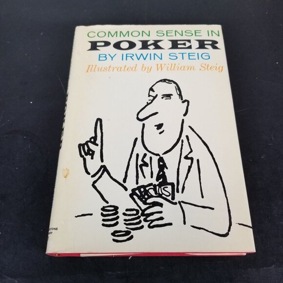 Common Sense In Poker By Irwin Steig Illustrated By William Steig Hardcover Book - Picture 1 of 3